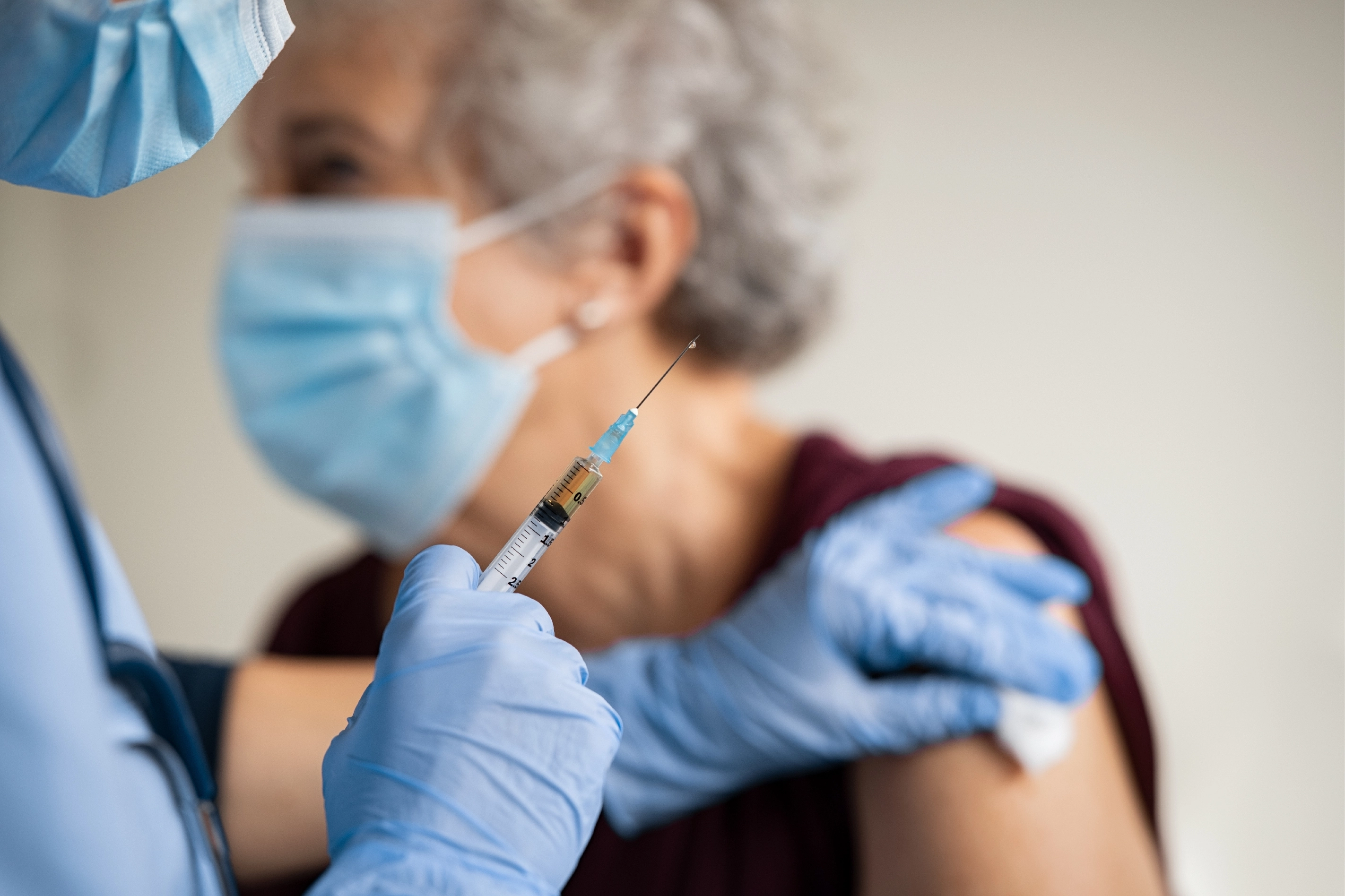 patient getting a vaccination